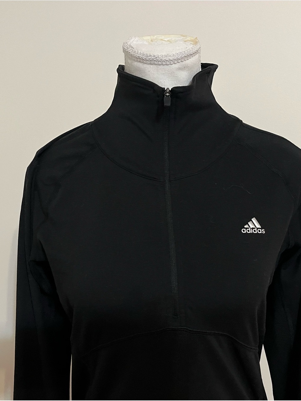 adidas Black Women's Half-Zip Performance Jacket